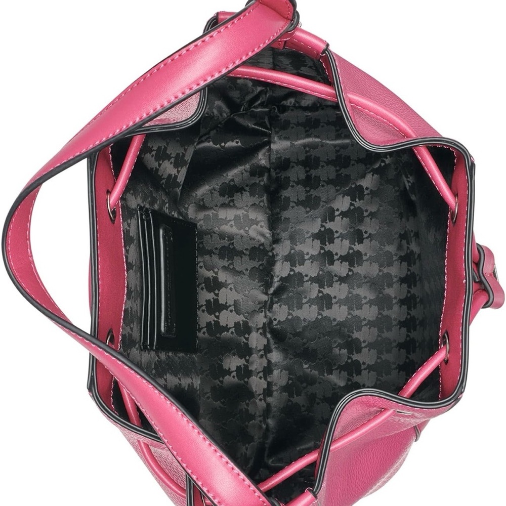 🌺 happy Mother’s Day - NWT Karl Lagerfeld Pink Bucket Bag - Picture 3 of 5